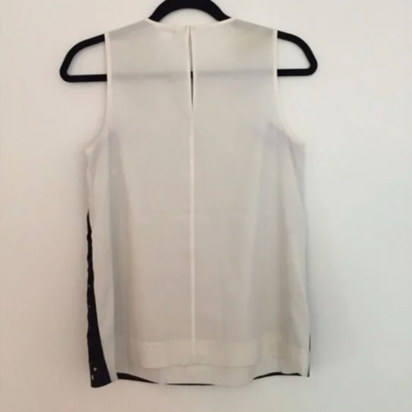 Black & White Patterned Club Monaco Tank Top [Extra Small / XS] - Picture 2 of 5